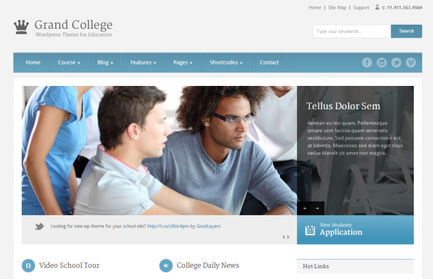 grand college wp theme