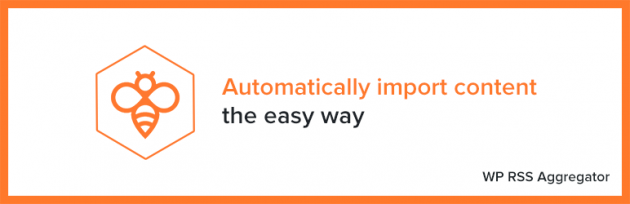 Use the WP RSS Aggregator plugin to automatically import content, the easy way.