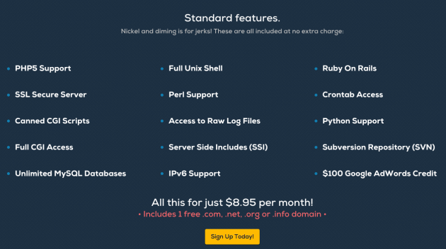 Dreamhost web hosting