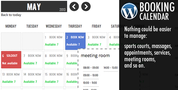 wp booking calendar