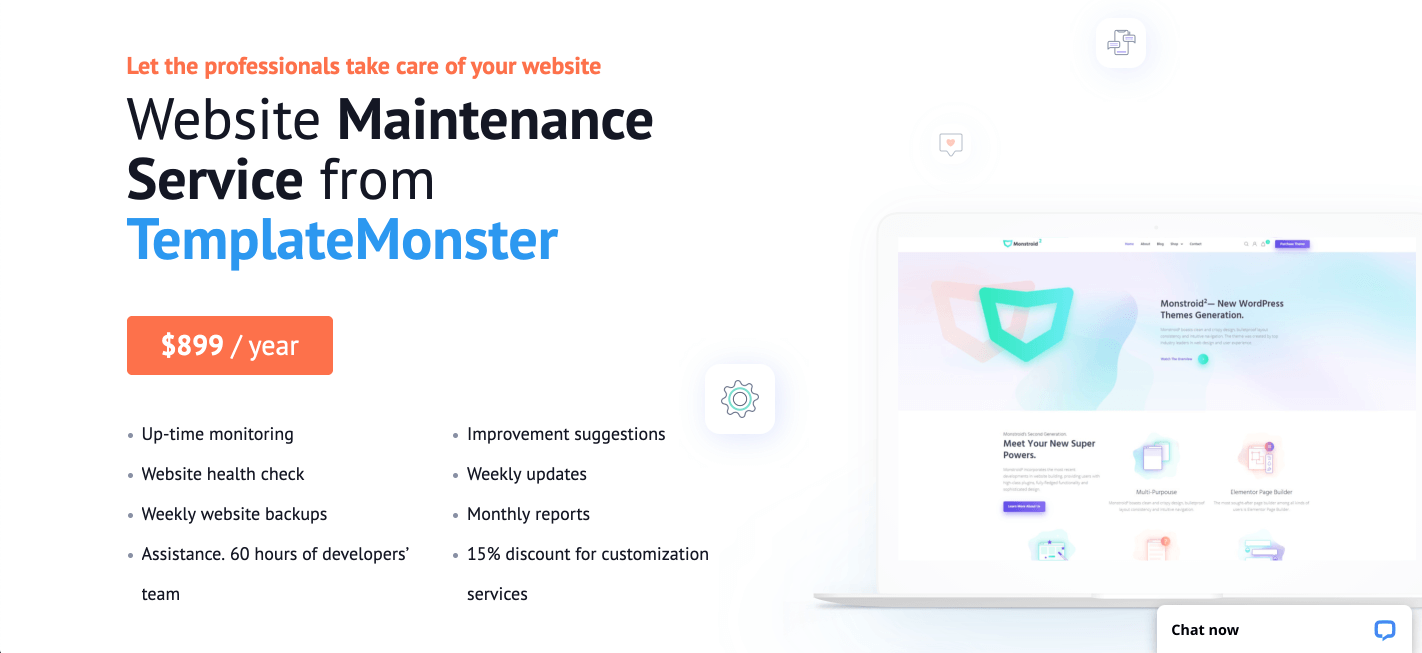 WordPress Maintenance Services & Support by TemplateMonster