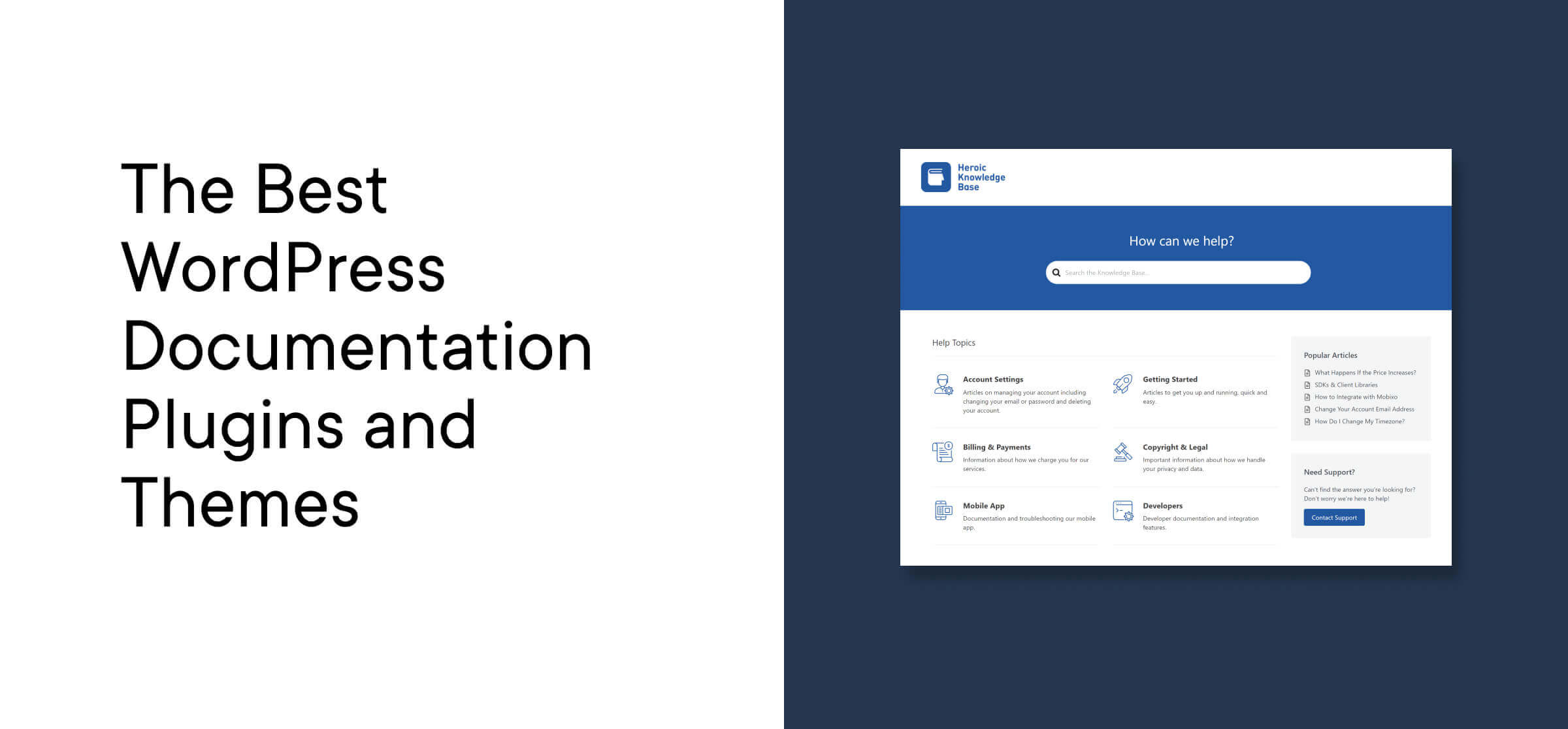 The Best WordPress Documentation Plugins and Themes