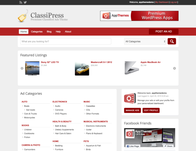 ClassiPress-theme