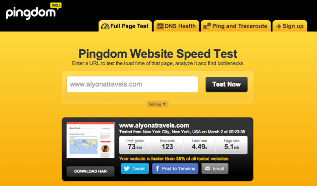 tools.pingdom.com