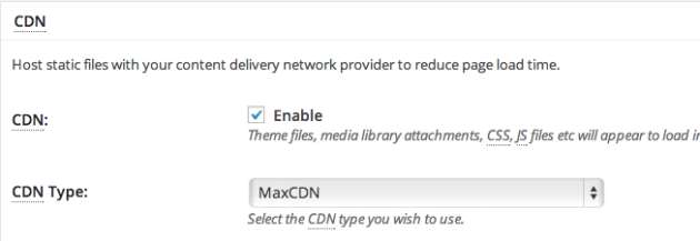 W3TC - CDN