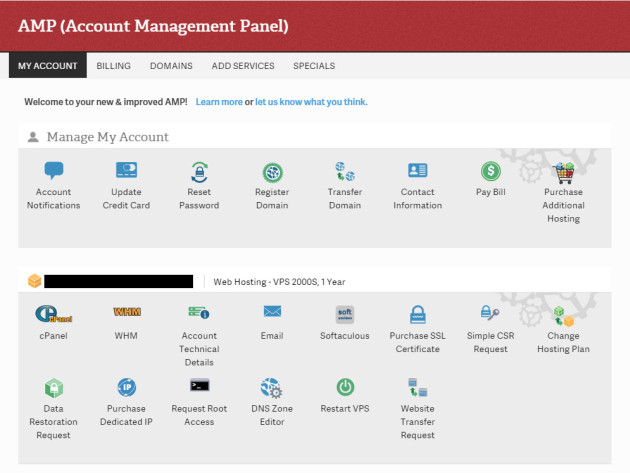 AMP Screenshot