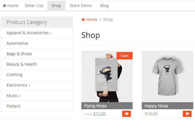 Dokan Review Browse Products