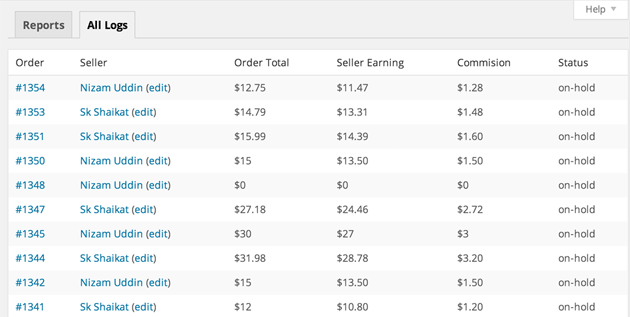 Review Pending Vendor Commisions