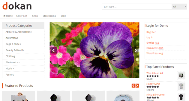 Dokan eCommerce Theme