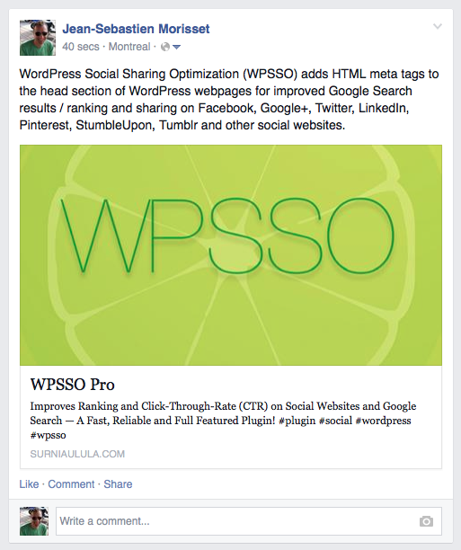 Facebook Example