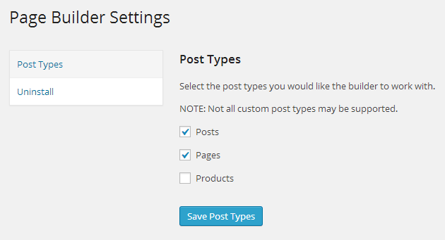 Plugin settings