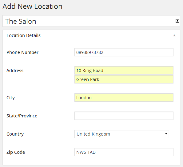 BirchPress Review Add New Location