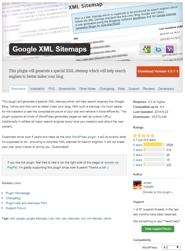 Google XML Sitemaps