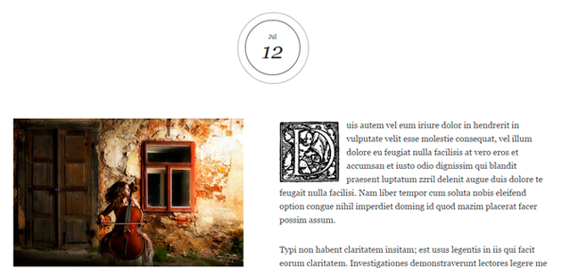 Blank: an elegant and simple theme for wordpress