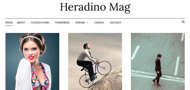 Heradino mag: super minimal theme