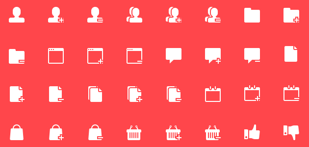 Icon Fonts Bundle