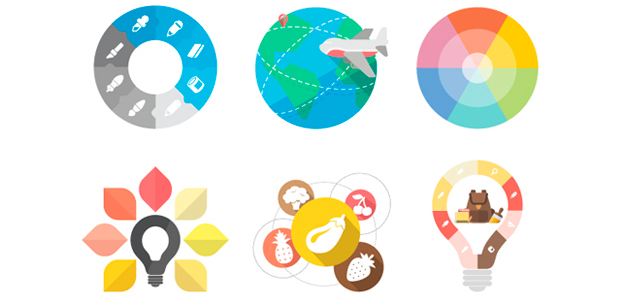 Infographic design vector pack
