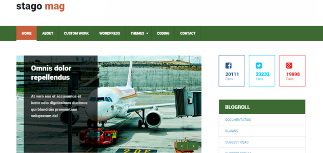 Stago mag: a clean, elegant business theme