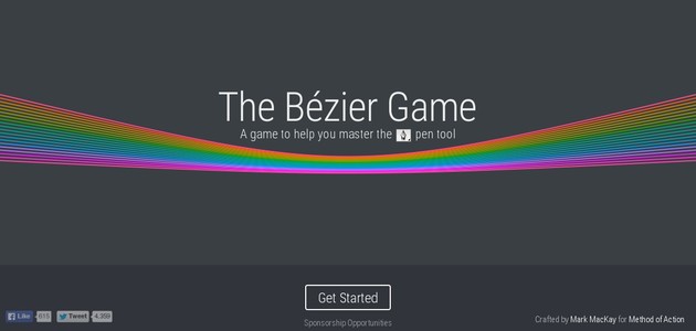 The bézier game
