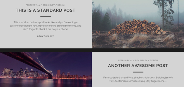 Tracks: beautiful blogging and photography theme