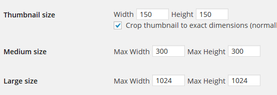 Image Sizes