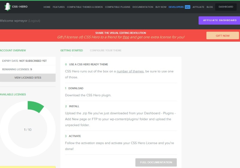 css-hero-dashboard
