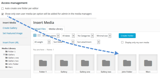 Media access limitation