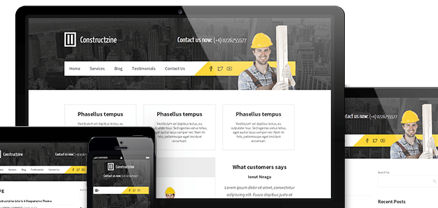 Constructzine Lite Theme
