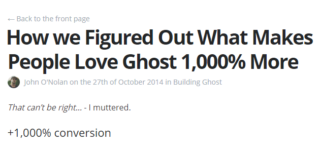 How to Increase Conversion Rate by 1000%