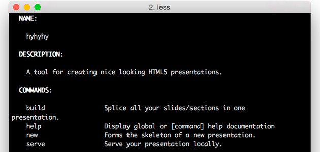 Hyhyhy: Full Screen Presentations