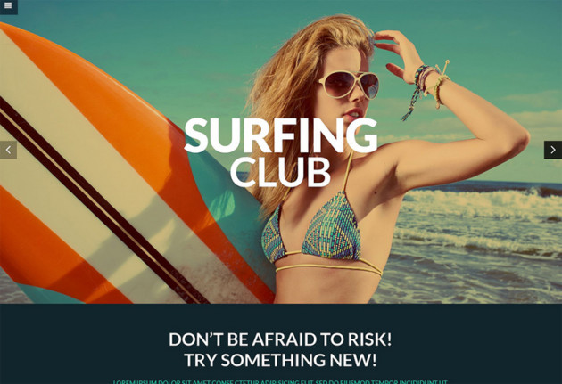 Extreme Sports Club WordPress Theme