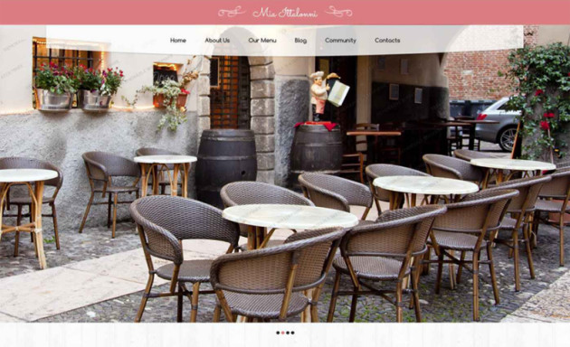Free Responsive WordPress Restaurant Theme