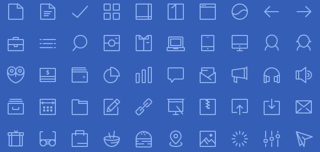 Multipurpose Line Icons