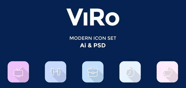 Viro Modern Icon Set
