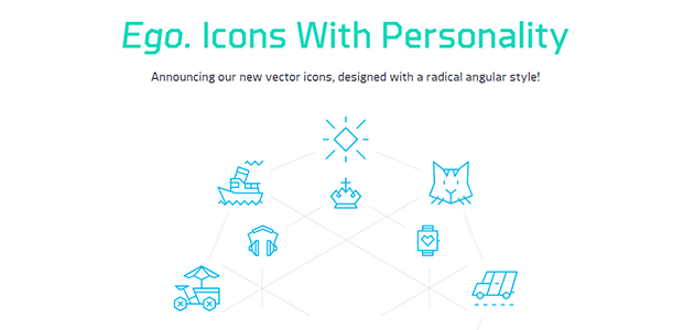Ego: 100 Free Geometric Vector Icons