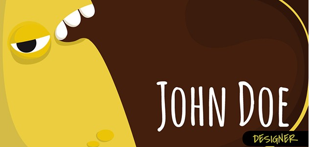 Funny Designer Presentation Card