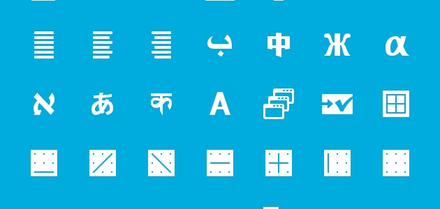 A Beautiful Different Style Icons Set for Writers