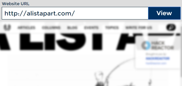 Website Low Vision Support Online Tool