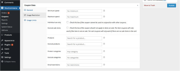 Picture 7 - restrictions tab