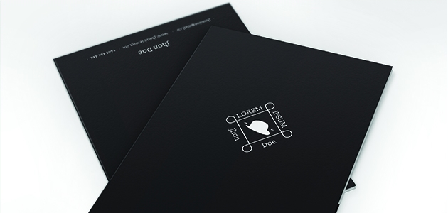 Fancy: Clean and Monochromatic Folder Template