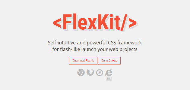 FlexKit: Self-intuitive CSS Framework