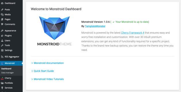 monstroid-dashboard