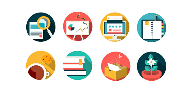 Office And Business Flat Icon Pack