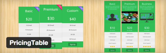 pricingtable