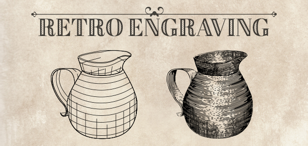 110 Vintage Engraving Brushes Pack