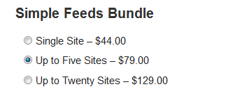 WP RSS Aggregator Simple Feeds Bundle
