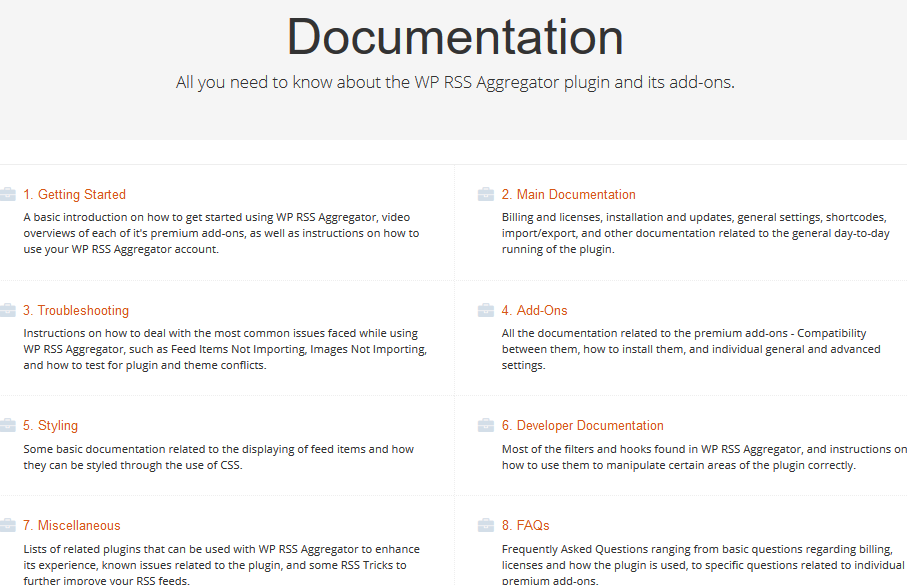 WP RSS Aggregator Documentation