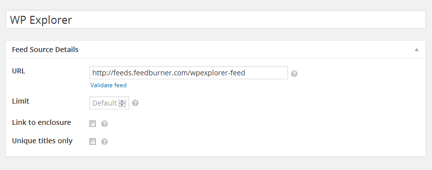 WP RSS Aggregator Core Plugin