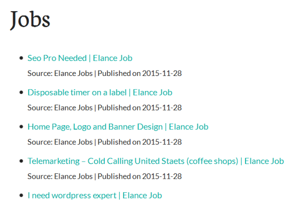 WP RSS Aggregator Categories AddOn