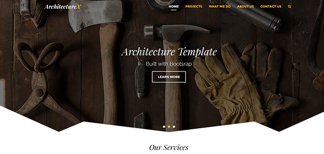ArchitectX: Multi Style Dark PSD Template